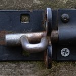 Thumbnail Image of a bolt on a garden gate