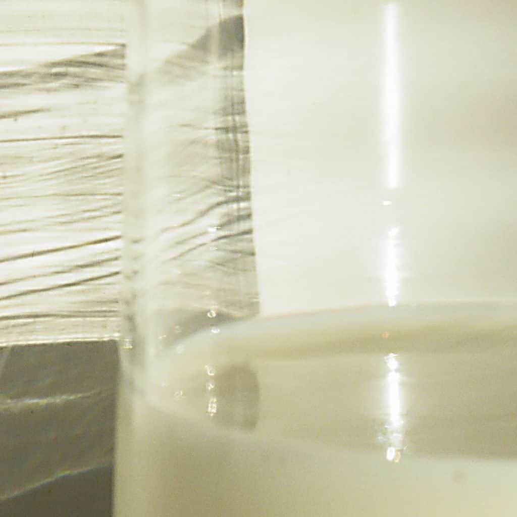 A glass of fresh milk - which brain damage can leave you thinking it’s sour
