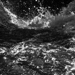 Seemingly endless water - hurrying regardless